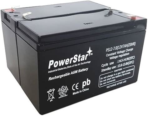 12V 7Ah F2 Replacement Battery for DP L7.